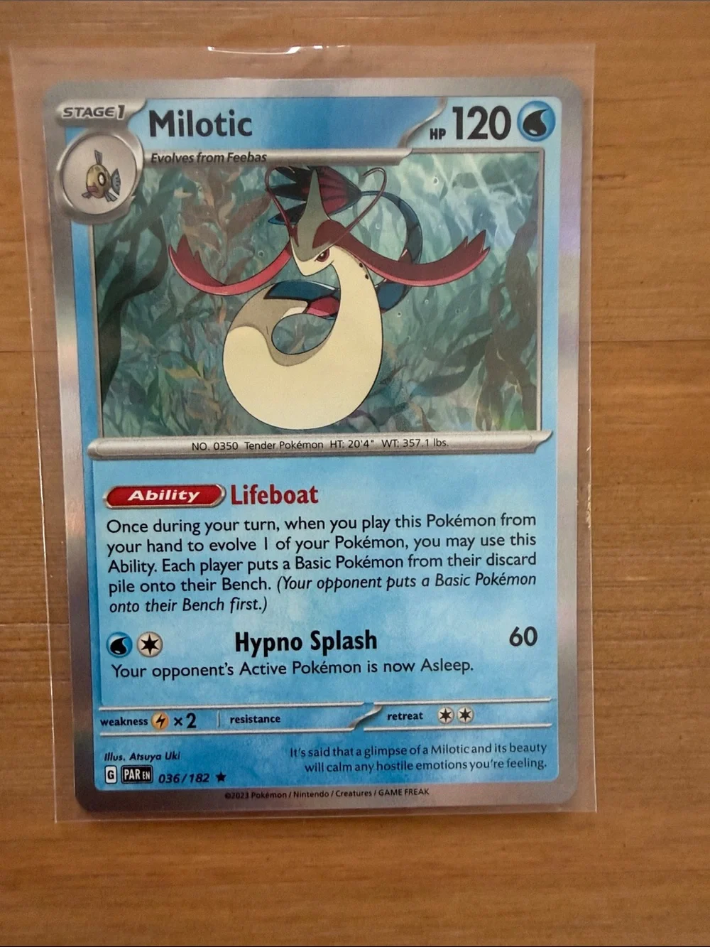 Feebas & Milotic Evolution Lot | 4 Pokémon Cards | Reverse Holo ✨5/$25✨